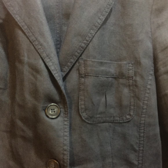 United Colors Of Benetton Jackets & Blazers - Dark blue linen blazer